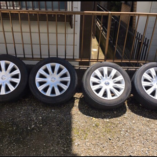 50シーマ純正　17インチタイヤ/ホイールセット(日産ニッサンフ...