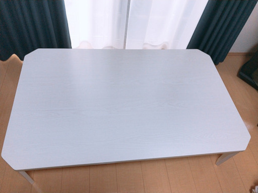 ローテーブル 白色木目