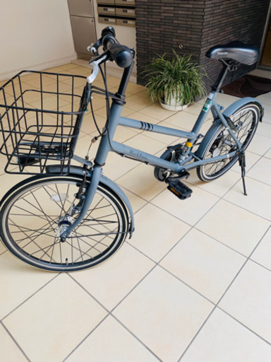 【美品】mark Rosa ブリヂストン自転車 前後20インチ オートライト キー付き