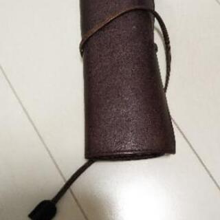 (お引き渡し者決定)【牛革製】ペンケースの画像