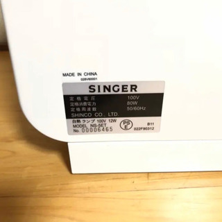 シンガー製 ミシンの画像