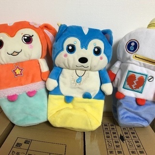 【未使用】ガラピコプー ペットボトルホルダー3点セット