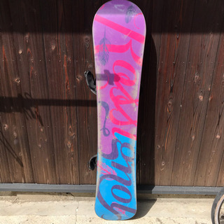 スノーボード 板 バインディング付き！！の画像