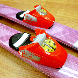 118cm 子供用 BLUEMORIS ガールズジュニア カービングスキー 2点セット スキー板 子ども用☆札幌市 清田区 平岡の画像