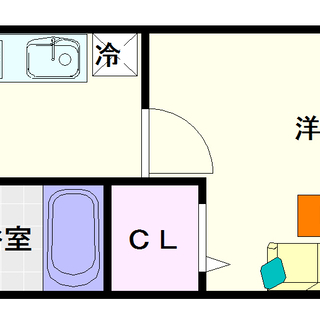 【イカルス日本橋】6号タイプ！1Ｋタイプ！敷金礼金無しのチャンス！