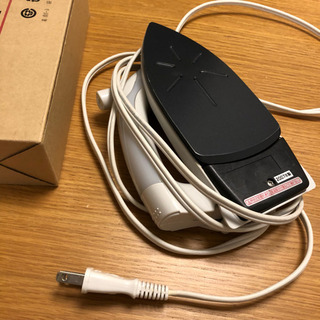 無印良品 折りたたみ式スチームアイロンの画像