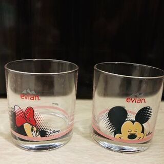 ディズニーガラスコップ2個セット(6種類あり)　新品