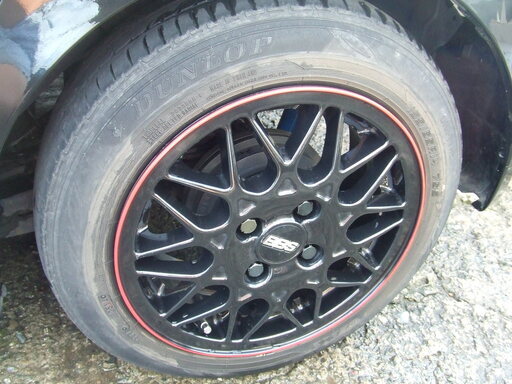 軽？BBSアルミ、１４インチ　6J　155/65R14　４本セット