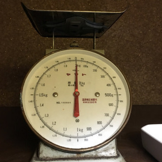 レトロな計り ２キロまで計れます！の画像