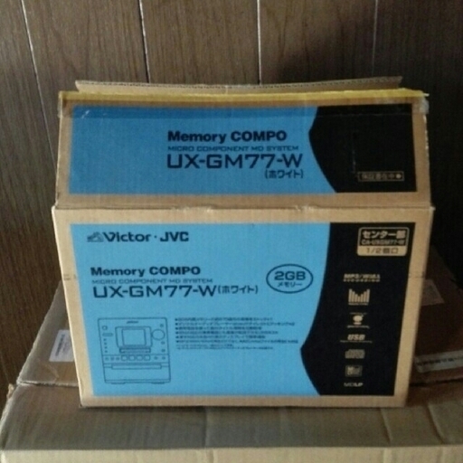 CD,MDコンポ ビクター UX-GM77-W