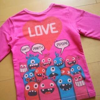 中古ぴぽぱロンＴピンク120partyparty

