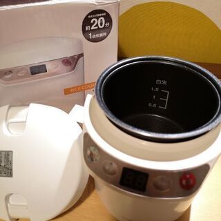 炊飯器ｺｲｽﾞﾐﾗｲｽｸｯｶｰﾐﾆ KSC-1511/Wﾎﾜｲﾄ◈一人用の画像