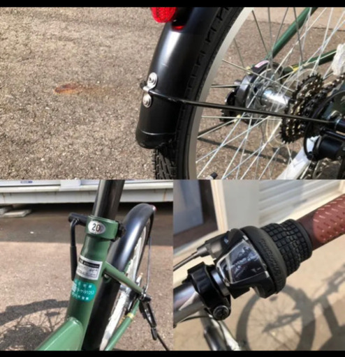 使用時間20分‼︎折りたたみ自転車 20インチ