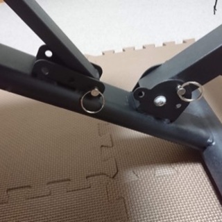 ☆美品☆ トレーニングベンチ ダンベルセット (マットはおまけ） 売りますの画像