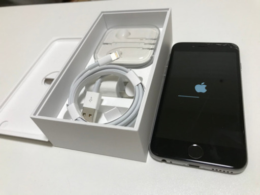 取引先決定しました！△ヒビ有iPhone6s 64G スペースグレー