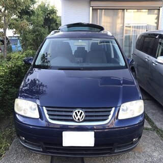 値下げしました:フォルクスワーゲン ゴルフトゥーラン GLI 紺...