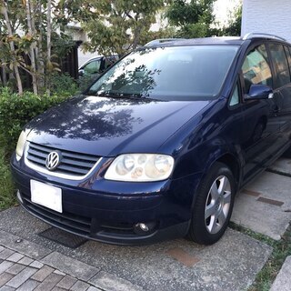 値下げしました:フォルクスワーゲン ゴルフトゥーラン GLI 紺色 平成17(2005)年 車検2020年5月まで 86,000kmの画像