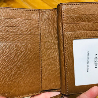 お値下げ【美品】COACH 二つ折り財布の画像