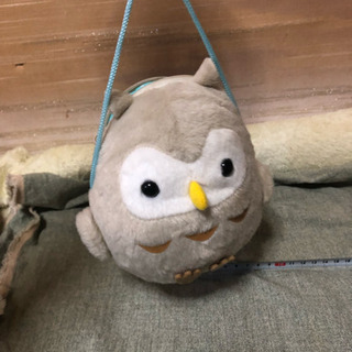 ふくろう (ミミズク) ぬいぐるみポーチ【無料】の画像