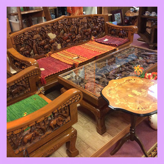 🐘ぞうのアジアン家具を紹介します🐘✨リサイクル家具専門店 インテ...