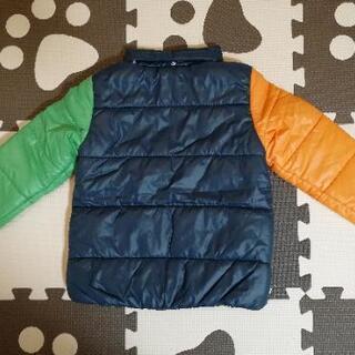新品未使用 ミキハウス リバーシブル ダウン ジャケット 90の画像