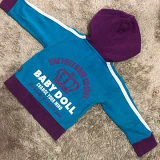 BABYDOLL パーカー 80の画像