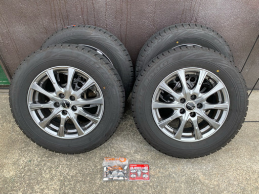 値下げ スタッドレスタイヤ 195-65-R15 約2,000km使用