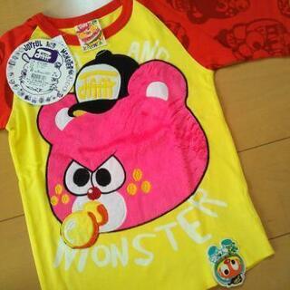 新品ドアップリケハニーＴシャツ130黄ジャムJAM


