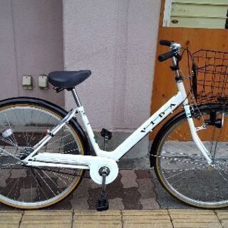 シティサイクル　White 楽天市場】アサヒ 27インチ（カラーホワイト）（シティサイクル