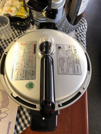 ナショナル　マイコン電気圧力なべ（箱、説明書、レシピ付き）