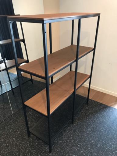 美品】IKEA Original FJALLBO 書棚 本棚 シェルフユニット ブラック