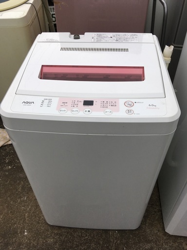 中古品　AQUA　アクア　洗濯機　6Kg　AQW-KS60　2013年製