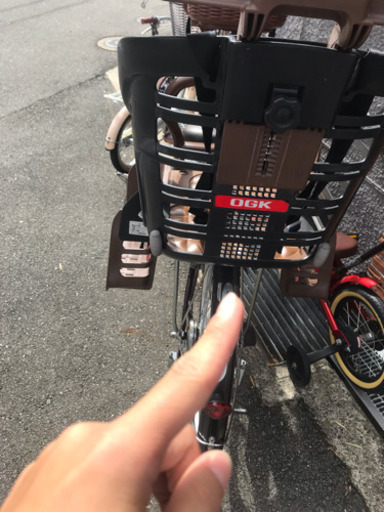 只今取引中！お返事返せません。電動自転車☆前後子供乗せ付