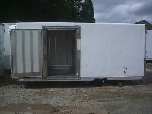♪ハAA07♪物置♪コンテナ♪手頃♪サイドドア付き♪アルミ冷蔵箱♪