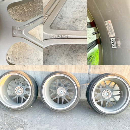 2年半使用  19インチ アルミ&ホイール  3本