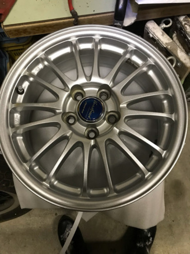 ★マナレーユーロスピード15インチ6J 100 IN45美品アルミ4本