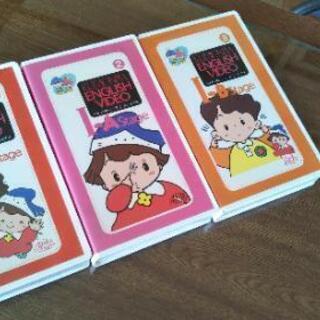 VHS【くもんぴあ・イングリッシュ・ビデオ1~3】美品