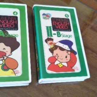 VHS【くもんぴあ・イングリッシュ・ビデオ4~5】美品