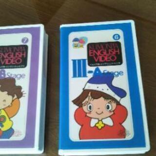 VHS【くもんぴあ・イングリッシュ・ビデオ6~7】美品