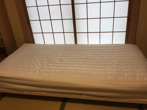MUJI 無印良品 ☆脚付マットレスポケットコイルシングル（本体\u0026マットレス2018.8月購入）