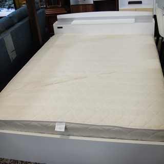 千代田興産　ダブルベッド　マットレス付　日本製　寝具　引き出し付...