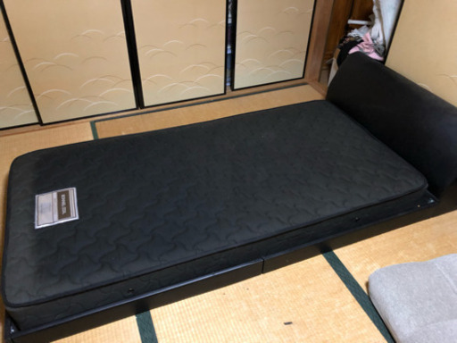シングルベッド枠付き 二人がけソファーのセット