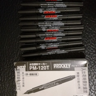 三菱鉛筆 水性ペン プロッキーツイン 極細 PM120T.24 ...