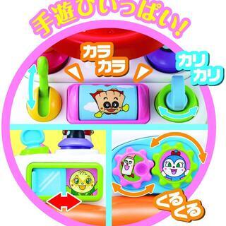 【美品＆最終お値下げ♡】アンパンマン よくばりビジーカー2 押し棒+ガード付き♪￥11,480円→5,400円→5,000円の画像