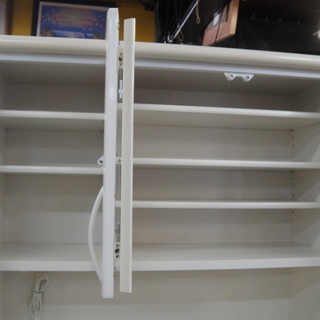 ☆ジモティ割あり☆ レンジボード ホワイト H241×D52×W140.5