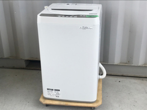 美品！シャープ 洗濯機 4.5kg 18年製◇風乾燥◇ES-GE4B-C◆JW-0041★