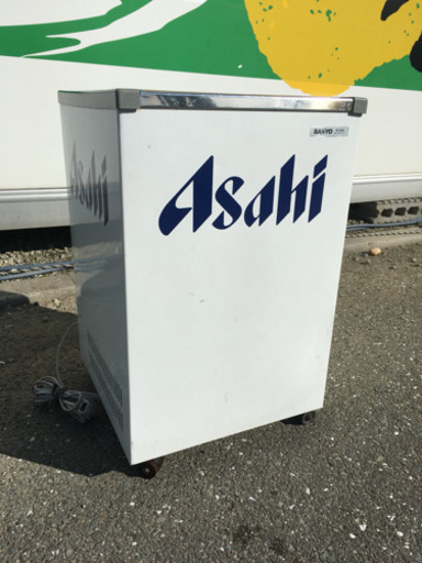 決まりました　 ASAHIロゴ   業務用　サンヨー 冷水ショーケース BC-60G