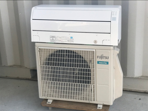 美品！富士通 ノクリア エアコン◇主に6畳◇2018年製◇AS-C22H-W◆JA-0086★