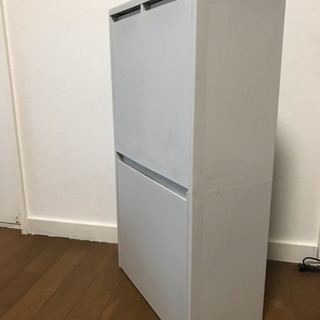 無印良品 重ねて増やせるダストボックス 2段の画像