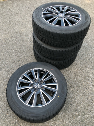 【週末タイムセール】スタッドレスタイヤ195/65Ｒ15 ホイールタイヤセット